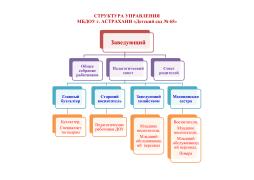 СТРУКТУРА УПРАВЛЕНИЯ МБДОУ г. АСТРАХАНИ «Детский сад № 65»
